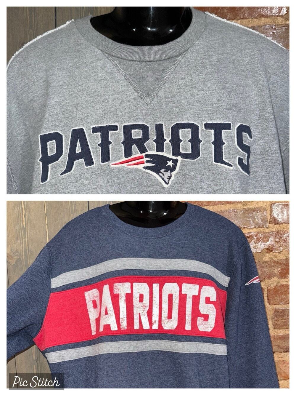 New England Patriots ’47 Brand Sweatshirt Bundle Lot of 2 XXL EUC 🏈 Football
